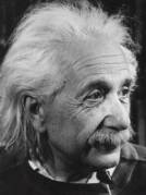 Gray haired einstein